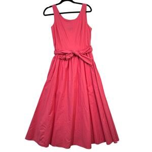 Outback Red VTG A-Line Fit & Flare Pink Maxi Dress Size 10 Cottagecore Prairie